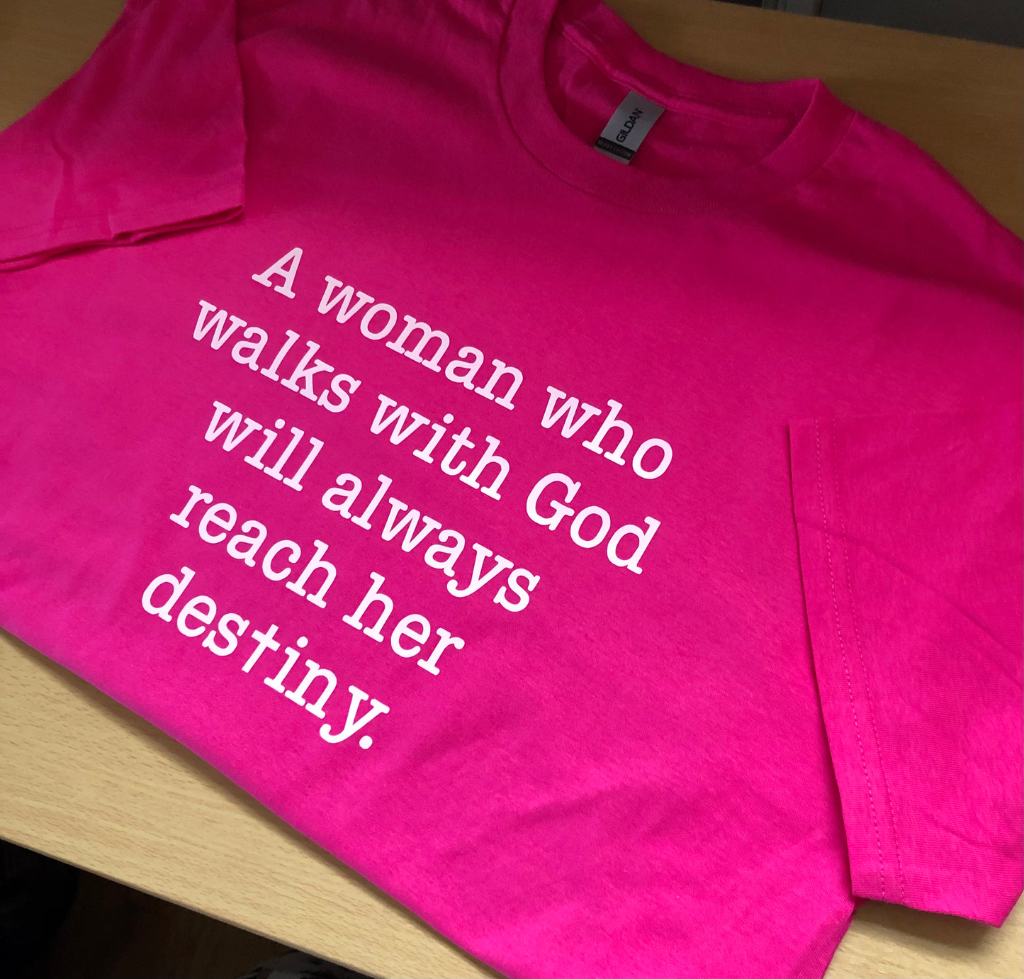 A woman who walks with God Tee