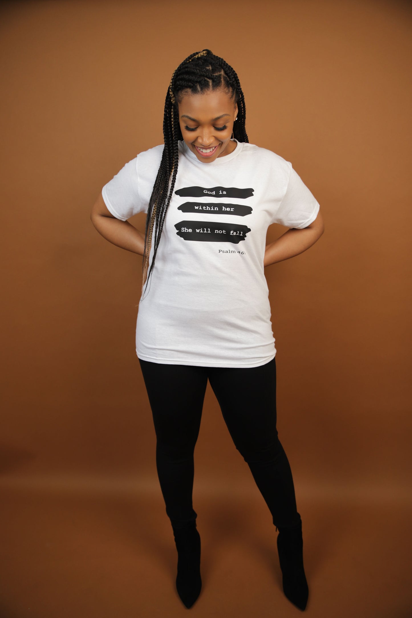 God is within her Adult tee