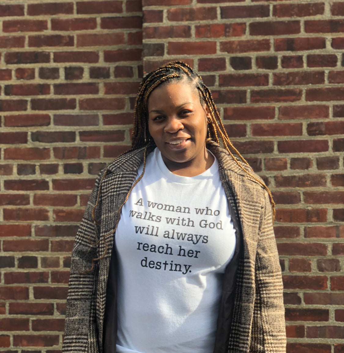 A woman who walks with God Tee