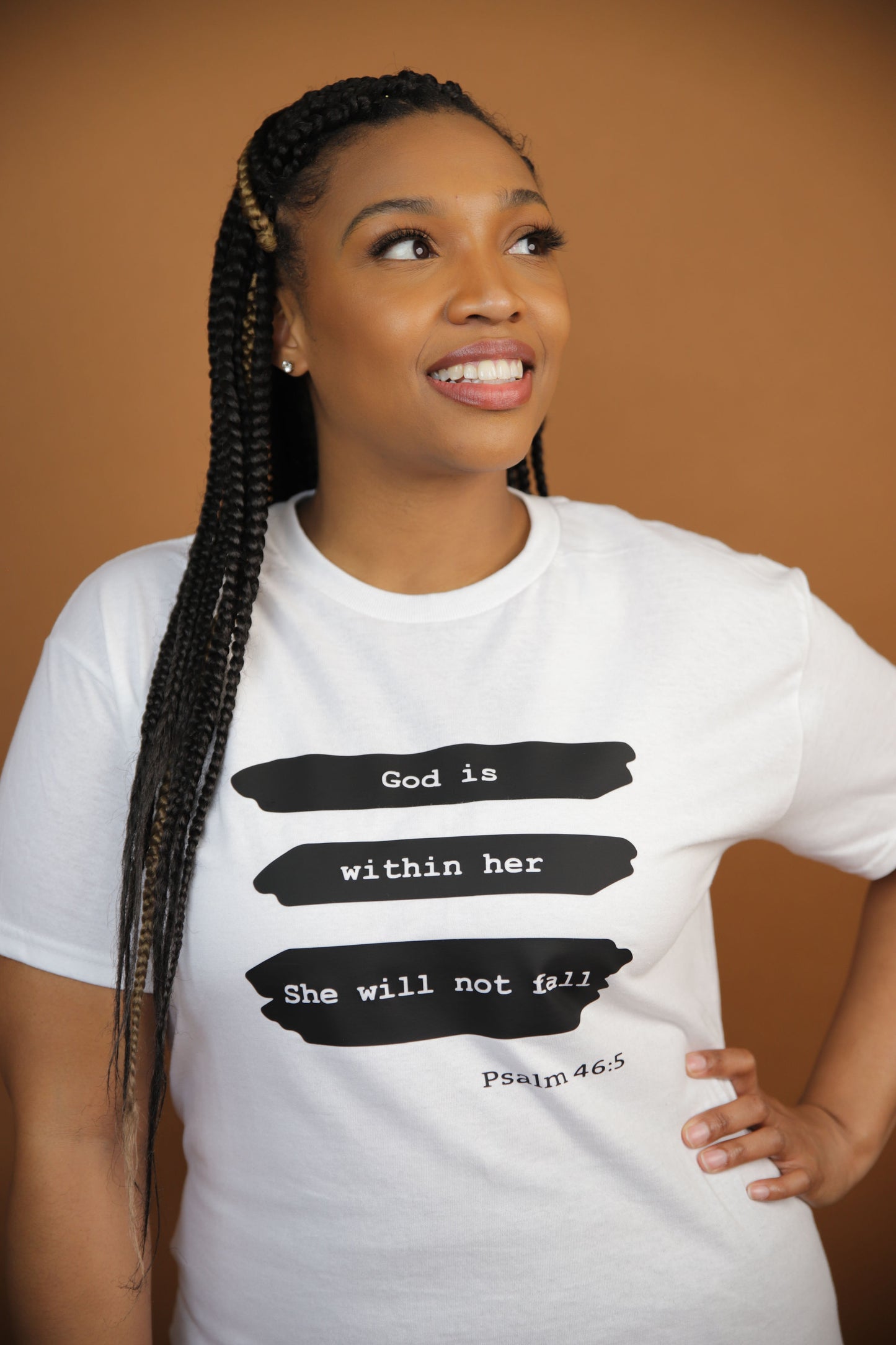 God is within her Adult tee