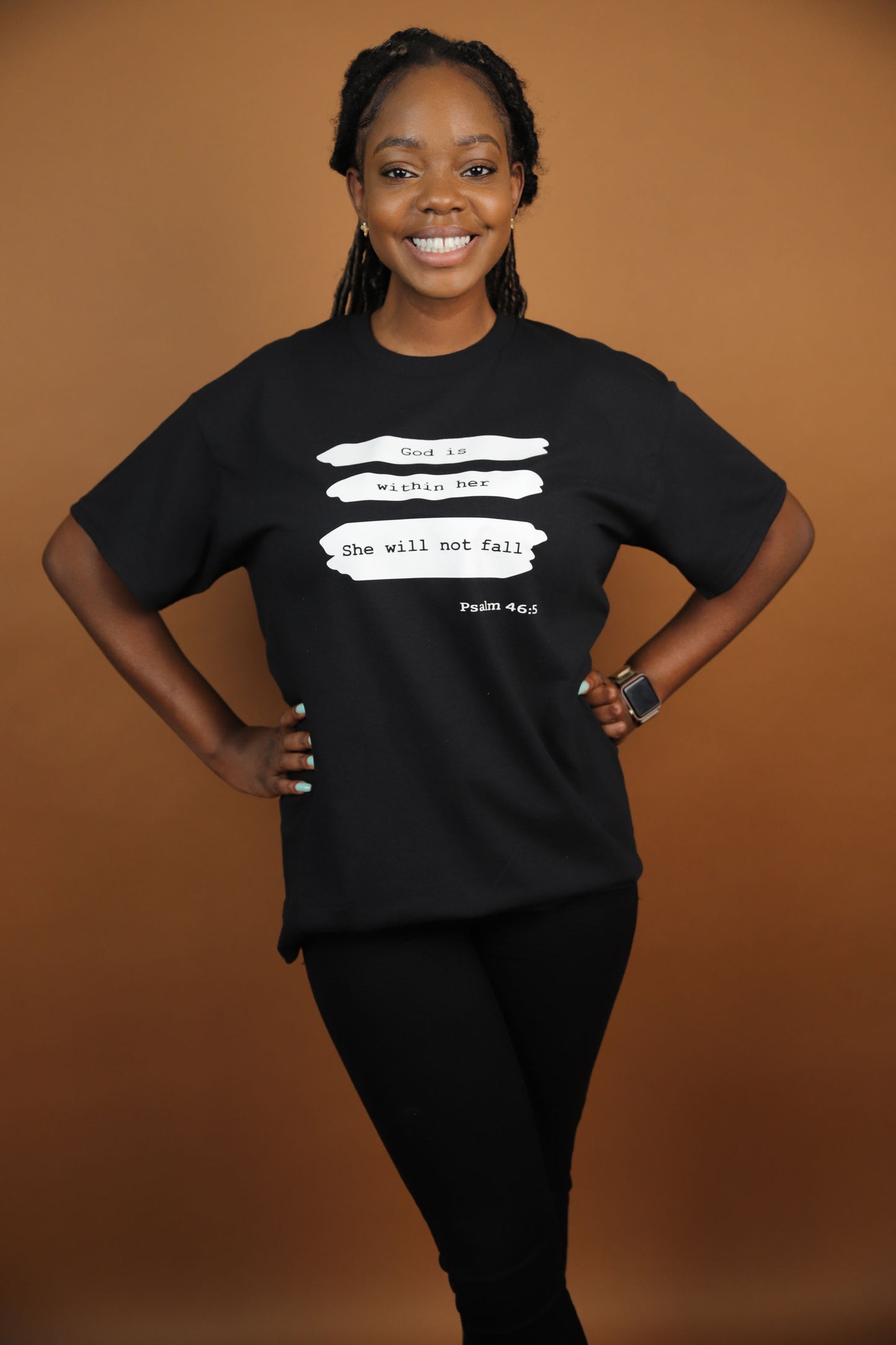 God is within her Adult tee
